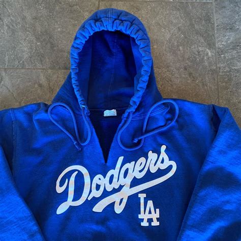 Vintage Los Angeles Dodgers MLB baseball sports blue... - Depop