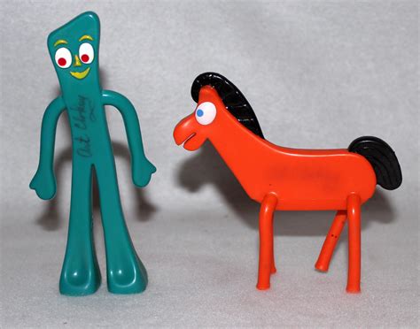 Gumby and Pokey (Signed) - Glassy Science Fiction Archive