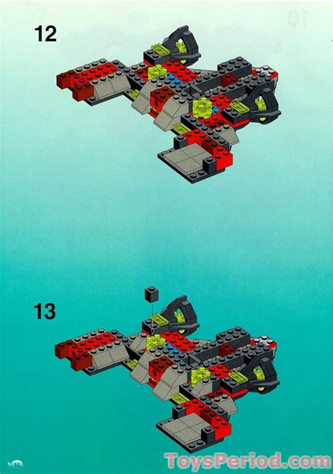 LEGO 6160 Sea Scorpion Instructions and Parts List