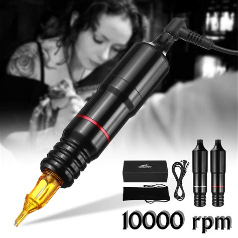 New Professional Tattoo Pen Machine Kit Makeup 10000RPM Rotary – Chile Shop