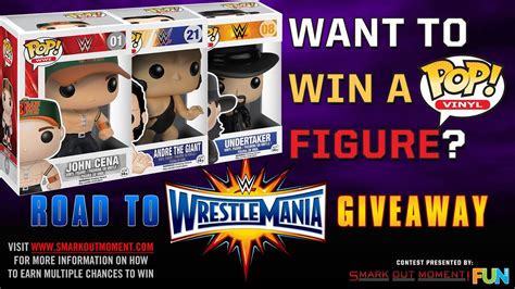 Win Free WWE Funko Pop Vinyl Figures Giveaway! Road to WrestleMania ...