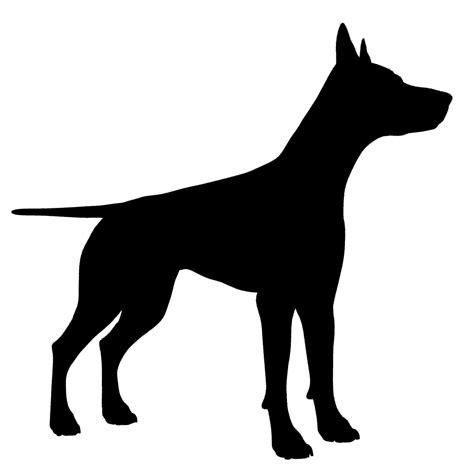 Silhouette de chien Photo stock libre - Public Domain Pictures