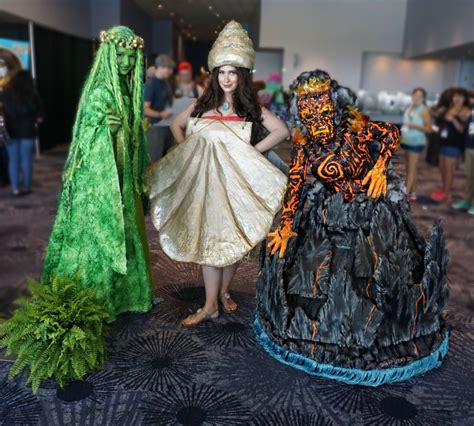 Moana Cosplay - Te Fiti Te Kā and Shiny Moana in D23 Expo's Mousquerade ...