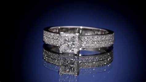 Princess cut Diamond Engagement Ring on Vimeo
