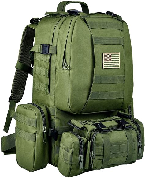 50L Military MOLLE 600D 4 in 1 Tactical Army Backpack – ERucks