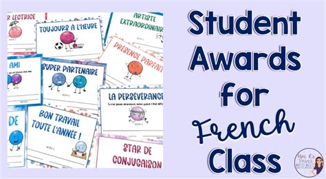 French Awards to Celebrate Student Success - Mme R's French Resources