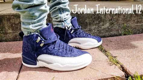 Air Jordan 12 International Flight On Feet Review!!! - YouTube