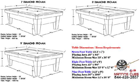 What Size Is A Diamond Pool Table | Brokeasshome.com