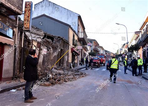 Damaged House Seen Daylight After Earthquake Editorial Stock Photo - Stock Image | Shutterstock