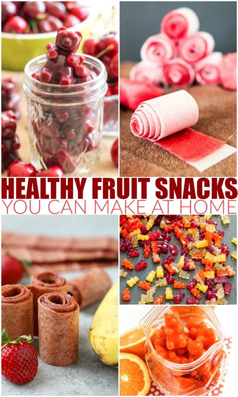 Healthy Fruit Snacks You Can Make At Home - Mamanista!