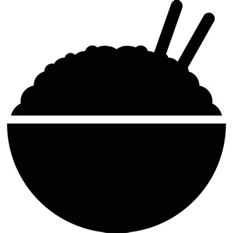 Download Rice Bowl Silhouette With Chopsticks Side View for free | Rice ...