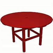 38in Round Kids Dining Table - Recycled Outdoor Furniture - RKT38