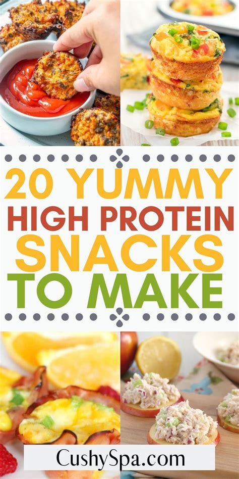 20 High Protein Snack Recipes That'll Keep You Full | Healthy high ...