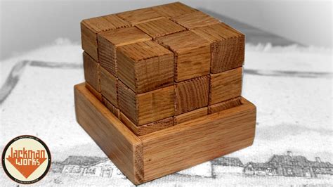 (FREE PLANS) Making a Simple Wood Block Puzzle - YouTube