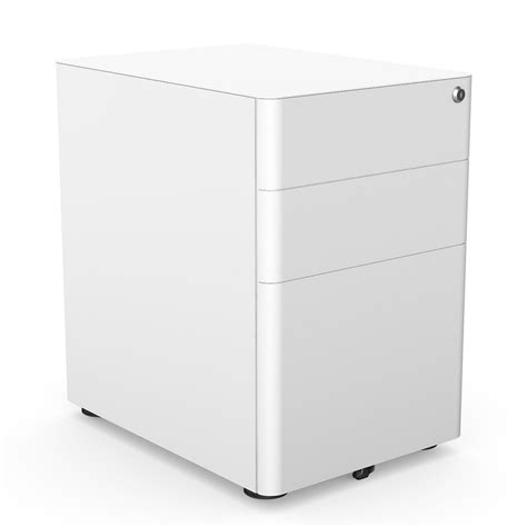 White Under Desk Drawers | Ergo Outlet