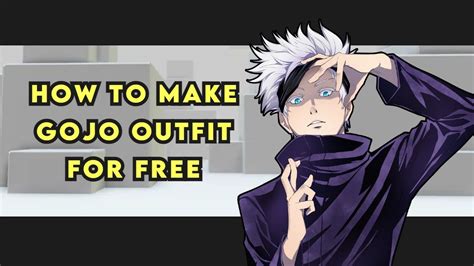 HOW TO MAKE GOJO OUTFIT ON ROBLOX FOR FREE - YouTube