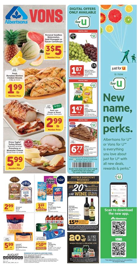 Vons Weekly Ad Aug 11 - 17, 2021 - WeeklyAds2