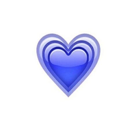 Blue Ombre Blue Heart Purple Aesthetic Heart Heart Emoji Heart | Images and Photos finder