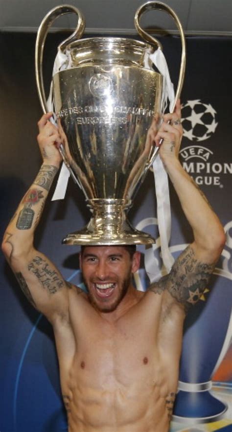 Sergio Ramos happy with the Champions League and his tattoos | Sergio ramos, Champions league ...