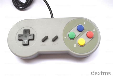 Generic SNES Super Nintendo Controller USB Connection for MAC/PC | Baxtros