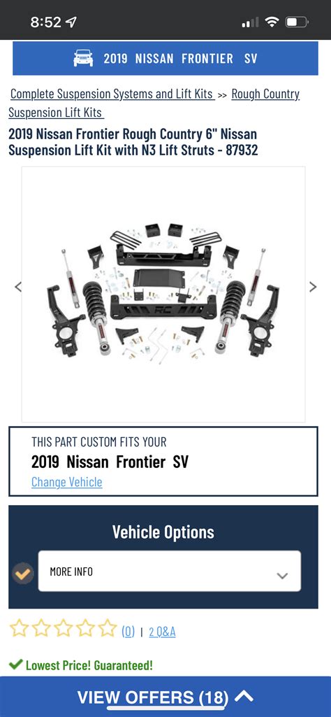 Lift kit | Nissan Frontier Forum