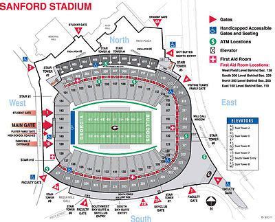 Uga Stadium Seating Chart