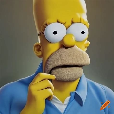 Hyperrealistic cursed simpson family artwork on Craiyon