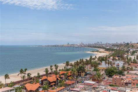 Aerial View of Downtown Luanda, Marine Coast and Beach, Marginal and ...