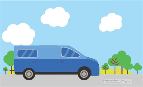 Animated Clipart - camper-van-with-top-and-doors-opening-animated-clipart - Animated Gif