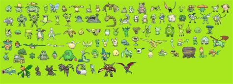 All Green Shiny Pokemon by ThatCharizardGuy on DeviantArt