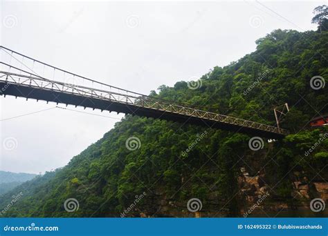 Bridge Over the River in Meghalaya, Way To Dawki Stock Photo - Image of ...