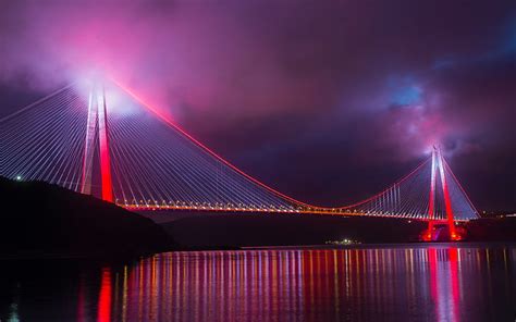 HD wallpaper: Yavuz Sultan Selim Bridge Istanbul Turkey 4K | Wallpaper Flare