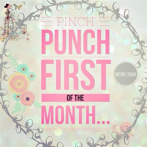 Pinch punch first of the month | Punch quote, Good morning happy ...