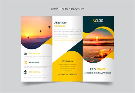 Tour and Travel Agency Tri Fold Brochure Grafica di GraphicHut ...