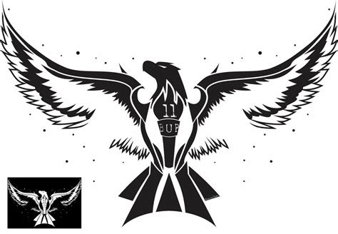 Black Eagle Tattoo Design | Black eagle tattoo, Eagle tattoo, Eagle tattoos