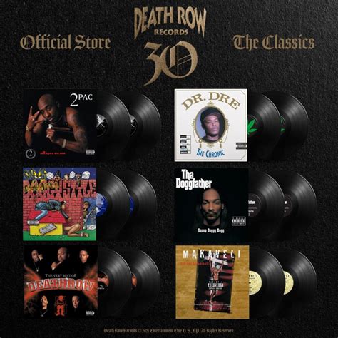 Death Row Records Presents Its Official New Shop – Check Out Some Of The Great Offers ...