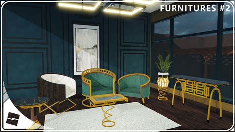 ROBLOX Studio | Furnitures [Living Room] #2 - YouTube