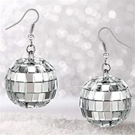 Disco Ball Earrings - Etsy