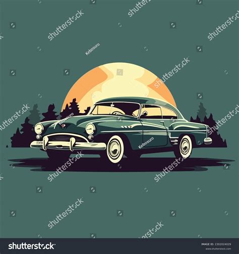 Vintage Retro Classic Car Vector Logo Stock Vector (Royalty Free) 2302024029 | Shutterstock