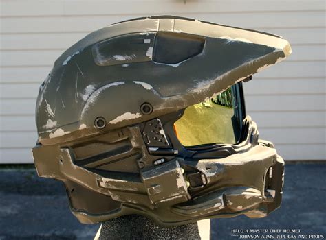 Halo 4 Master Chief Replica Helmet - Side View by JohnsonArmsProps on DeviantArt