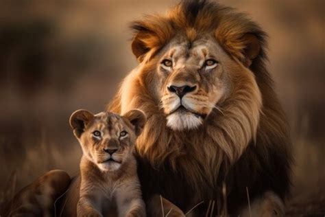 Male Lion And Cub Images – Browse 10,436 Stock Photos, Vectors, and ...