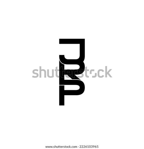 Jrp Typography Letter Monogram Logo Design Stock Vector (Royalty Free ...