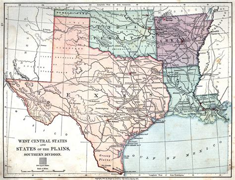 Map Of Texas And Louisiana Together | Map Of Us Western States