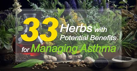 33 Medicinal Herbs for Asthma Backed by Science