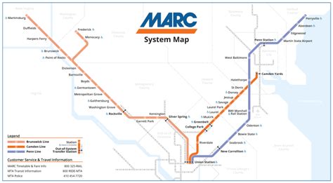 Transit Maps: Submission – Unofficial Map: MARC Commuter Rail Network by Peter Dovak