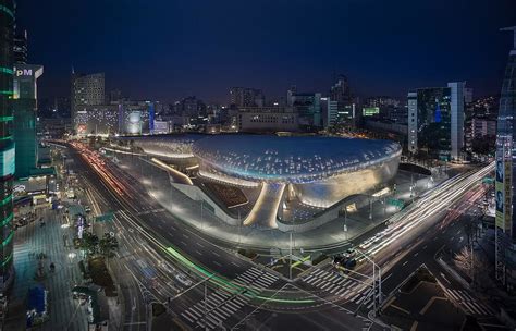 Dongdaemun Design Plaza by Zaha Hadid Architects.