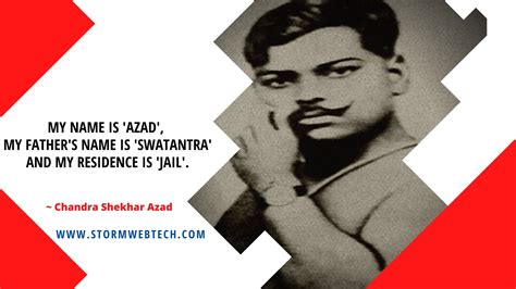 8 Most Famous Chandra Shekhar Azad Quotes In English