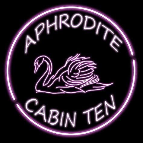 Aphrodite Cabin Neon Photographic Print by Emma1706 | Percy jackson ...