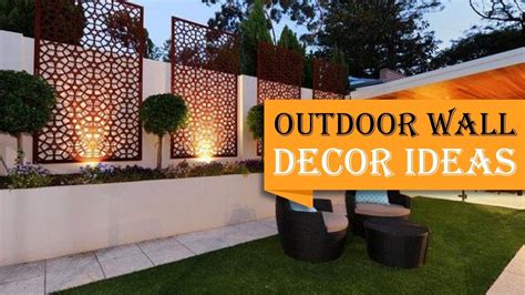 40+ Best Outdoor Wall Decor Ideas to Spruce Up Your Space - YouTube