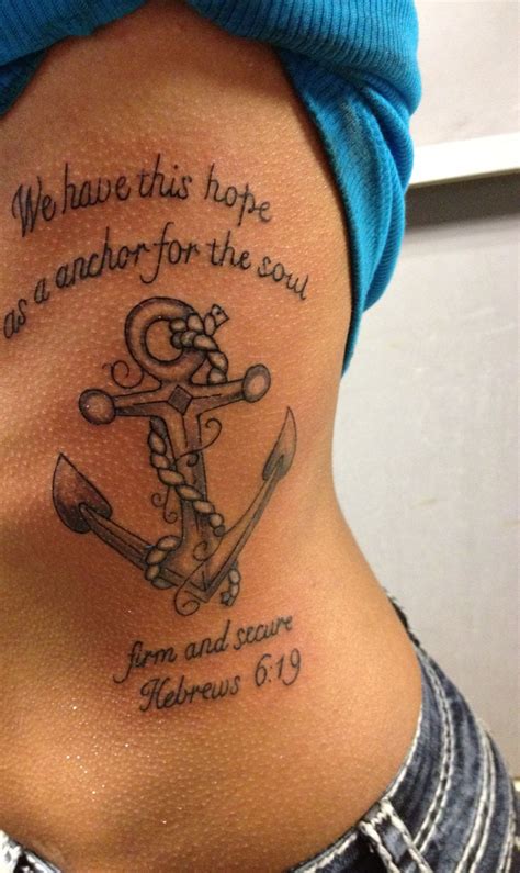 Hebrews 6:19. I would love this one! | Tattoos and things | Pinterest | Tattoo, Tatting and ...